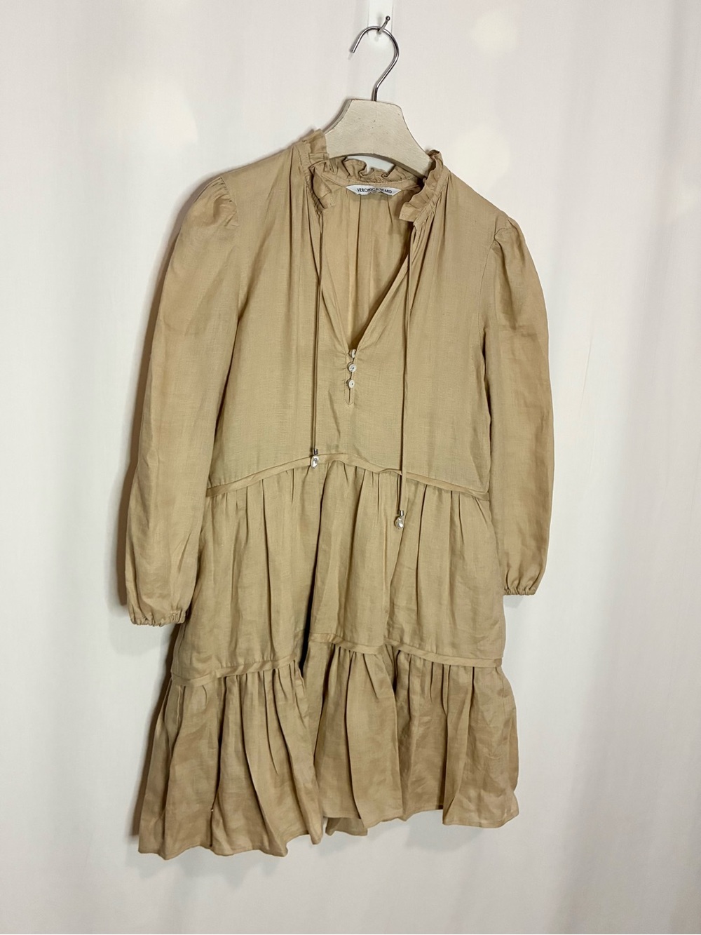 Veronica Beard Hawken Linen Mini Dress - Picture 4 of 7